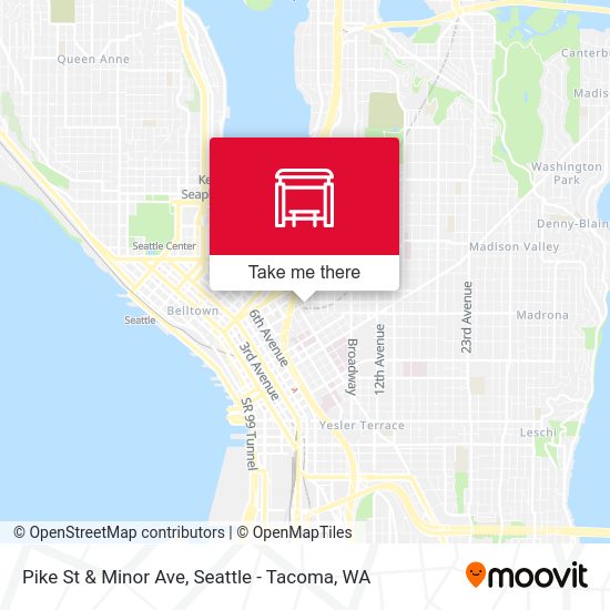 Pike St & Minor Ave map