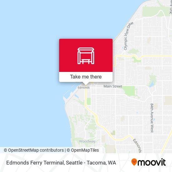 Edmonds Ferry Terminal map