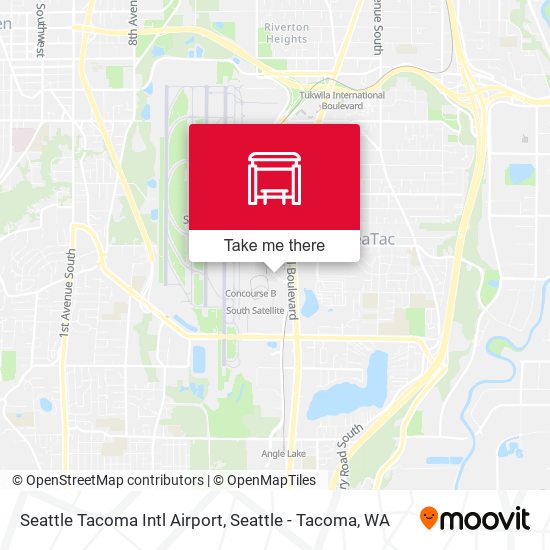 Mapa de Seattle Tacoma Intl Airport