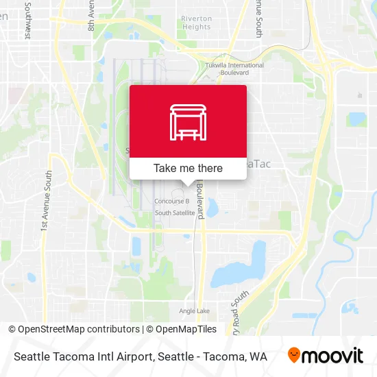 Seattle Tacoma Intl Airport map