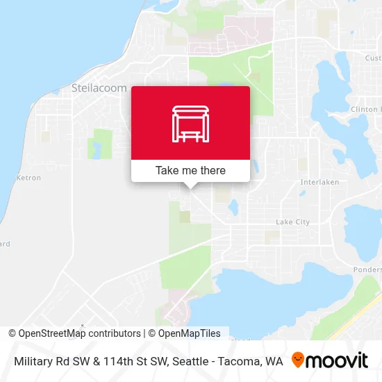 Military Rd SW & 114th St SW map