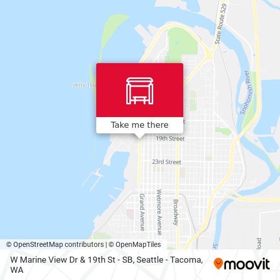 Mapa de W Marine View Dr & 19th St - SB