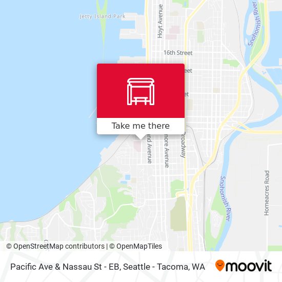 Mapa de Pacific Ave & Nassau St - EB