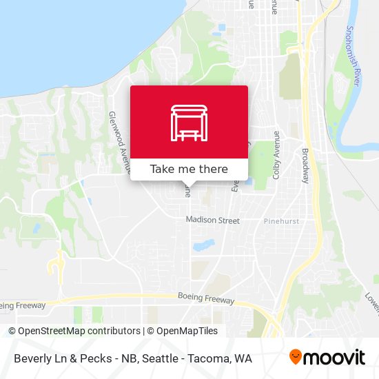 Mapa de Beverly Ln & Pecks - NB