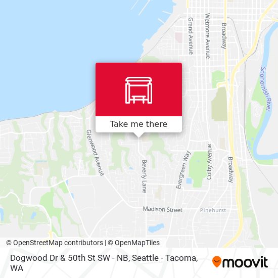 Dogwood Dr & 50th St SW - NB map