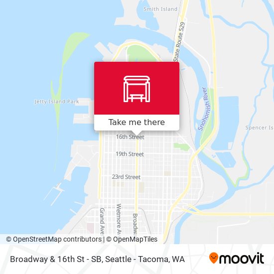 Mapa de Broadway & 16th St - SB