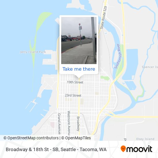 Mapa de Broadway & 18th St - SB