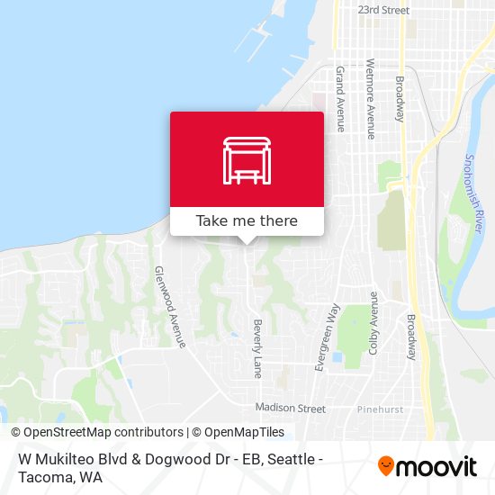 W Mukilteo Blvd & Dogwood Dr - EB map