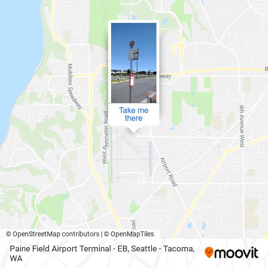 Mapa de Paine Field Airport Terminal - EB