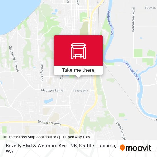Beverly Blvd & Wetmore Ave - NB map