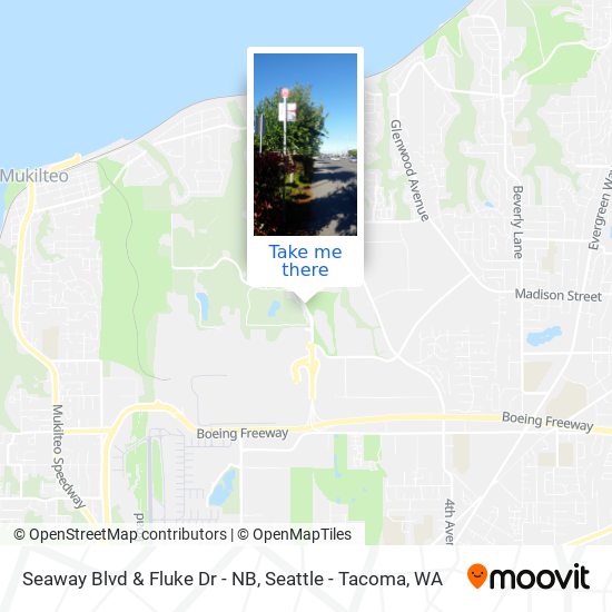 Mapa de Seaway Blvd & Fluke Dr - NB