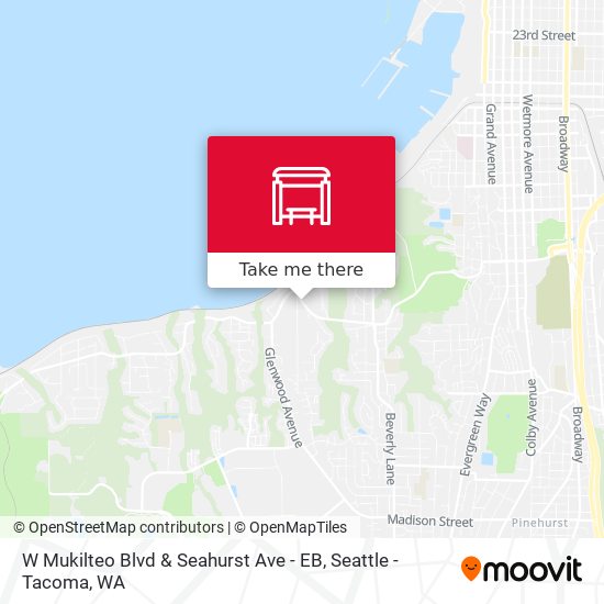 Mapa de W Mukilteo Blvd & Seahurst Ave - EB