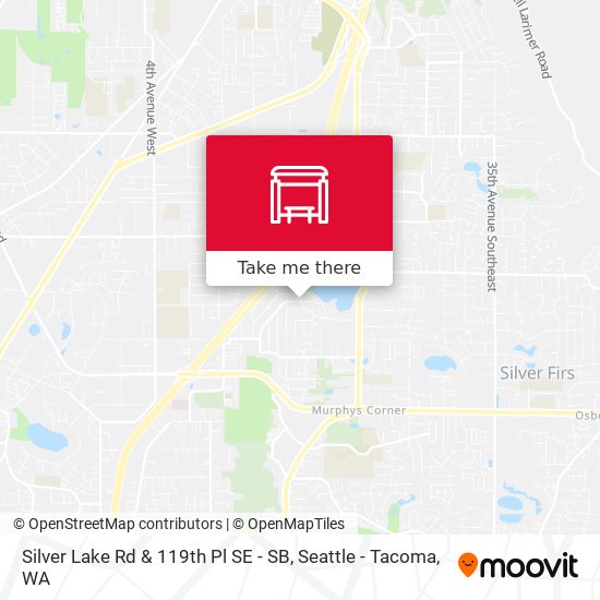 Mapa de Silver Lake Rd & 119th Pl SE - SB