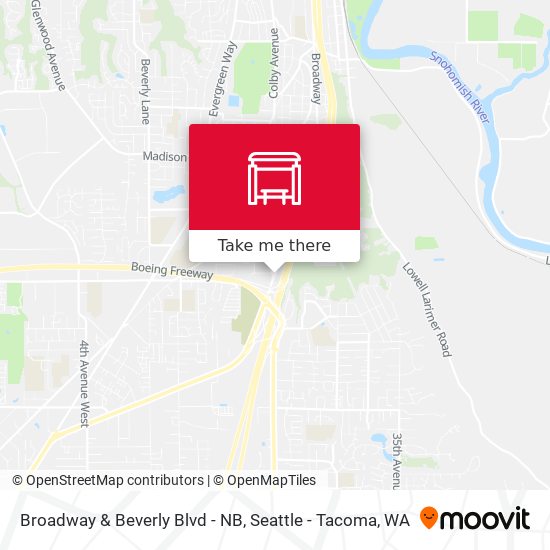 Broadway & Beverly Blvd - NB map