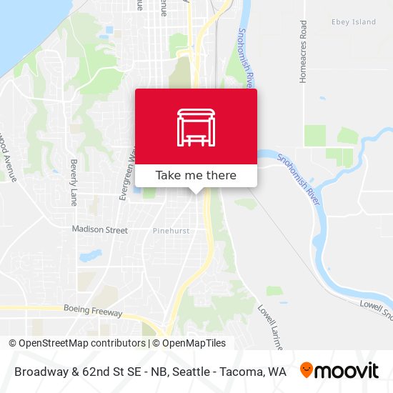 Mapa de Broadway & 62nd St SE - NB