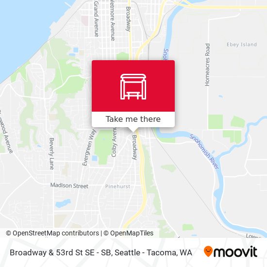 Mapa de Broadway & 53rd St SE - SB