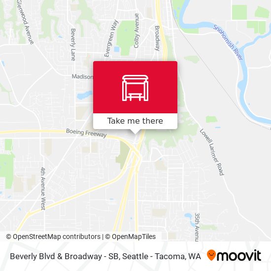 Mapa de Beverly Blvd & Broadway - SB