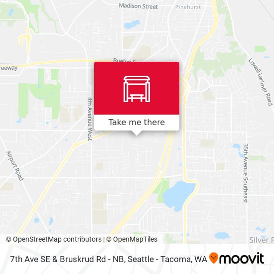 Mapa de 7th Ave SE & Bruskrud Rd - NB