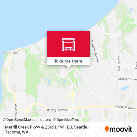 Merrill Creek Pkwy & 23rd Dr W - EB map
