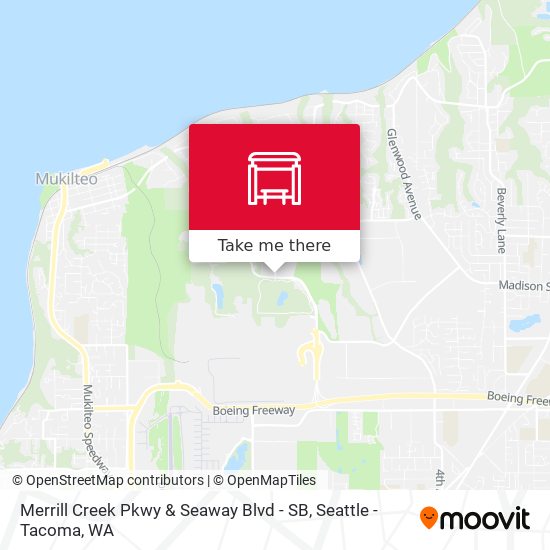 Merrill Creek Pkwy & Seaway Blvd - SB map