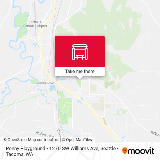 Mapa de Penny Playground - 1270 SW Williams Ave