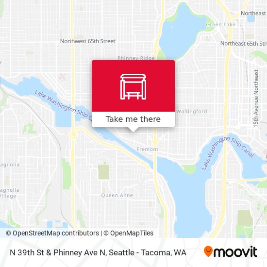 Mapa de N 39th St & Phinney Ave N