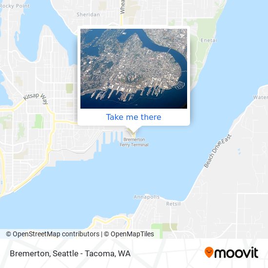 Mapa de Bremerton