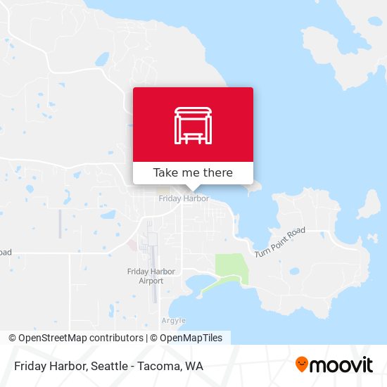 Friday Harbor map