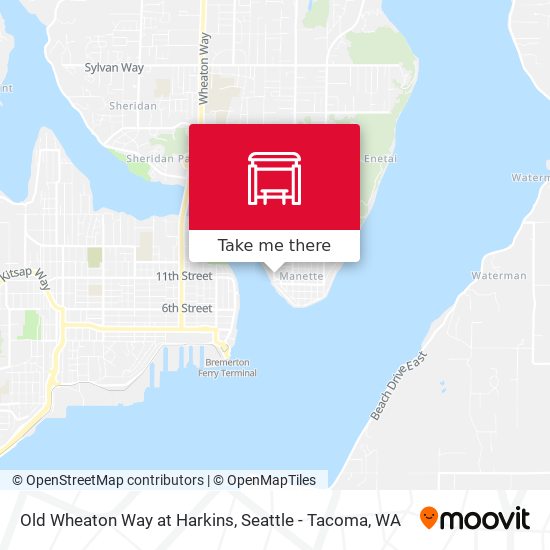 Old Wheaton Way at Harkins map