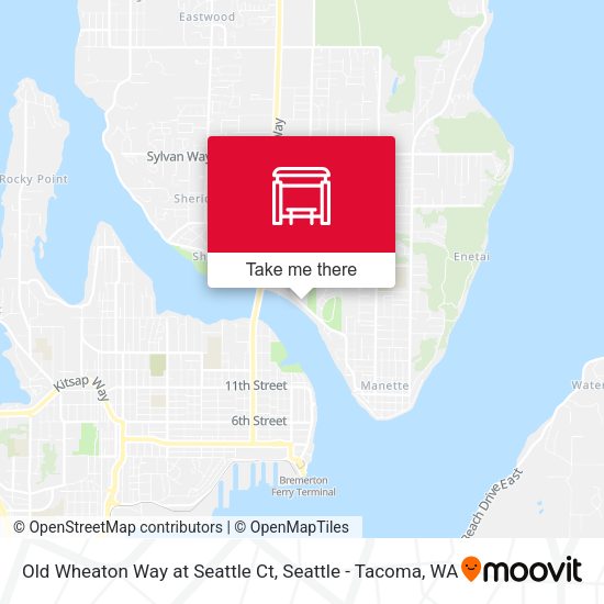 Old Wheaton Way at Seattle Ct map
