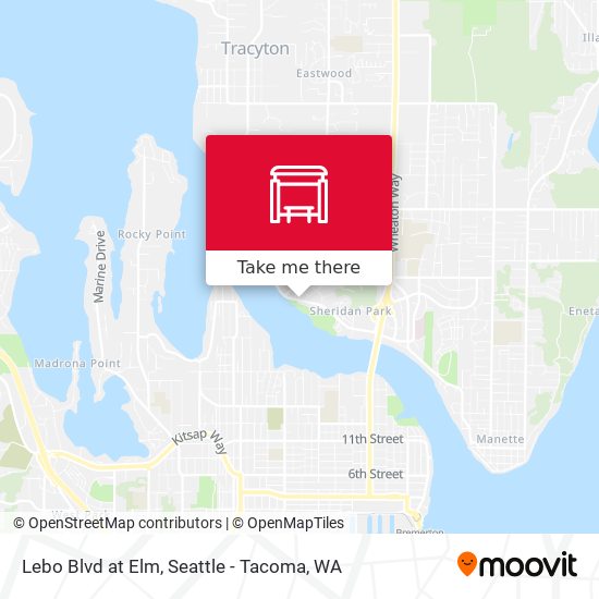 Lebo Blvd at Elm map