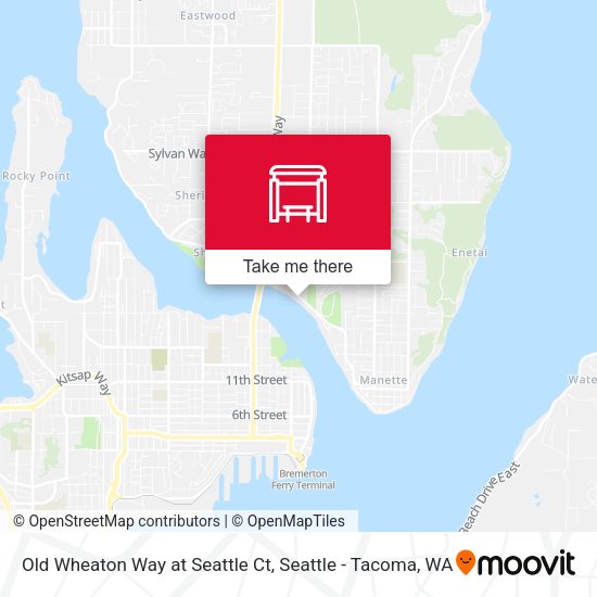 Old Wheaton Way at Seattle Ct map