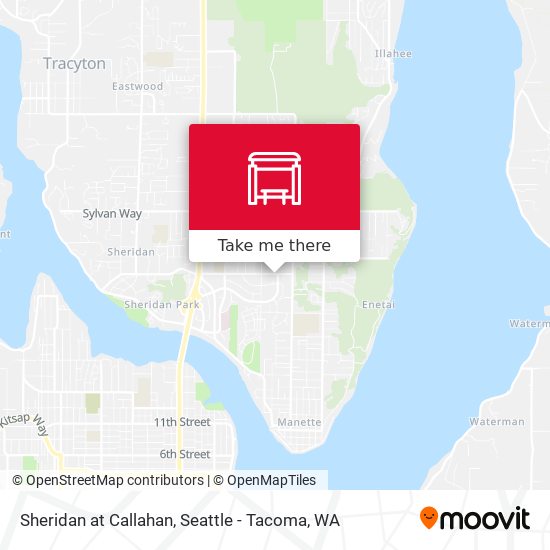 Sheridan at Callahan map