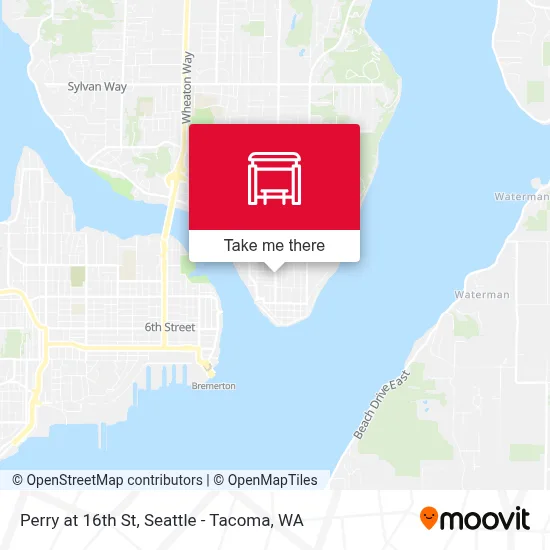 Perry at 16th St map