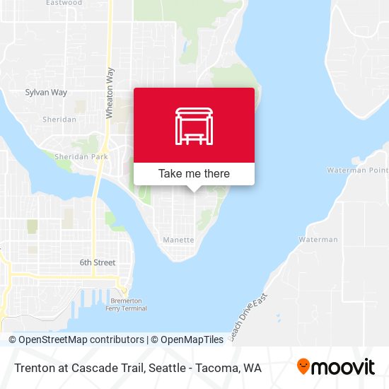 Trenton at Cascade Trail map