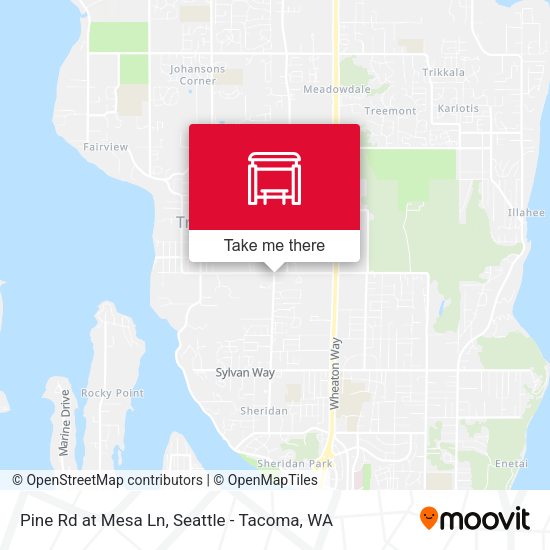Mapa de Pine Rd at Mesa Ln