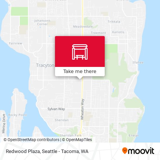 Redwood Plaza map