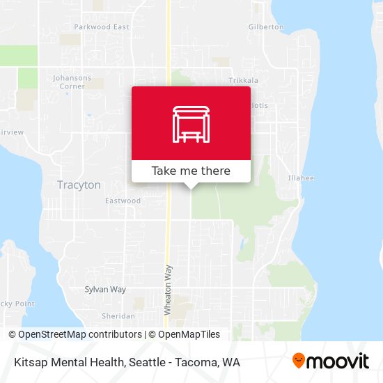 Kitsap Mental Health map