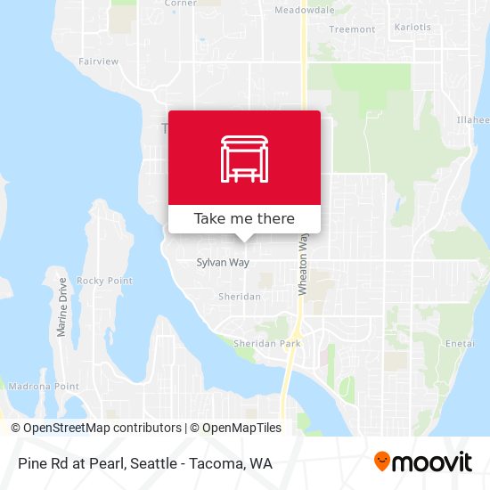 Pine Rd at Pearl map