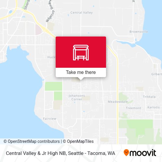 Central Valley & Jr High NB map