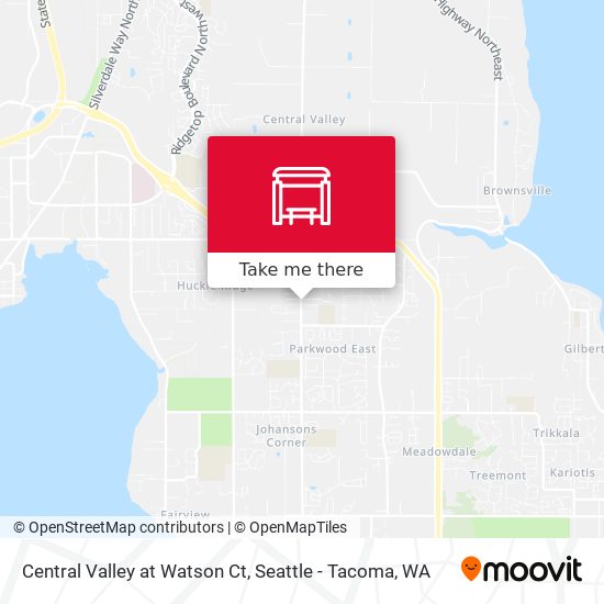 Mapa de Central Valley at Watson Ct