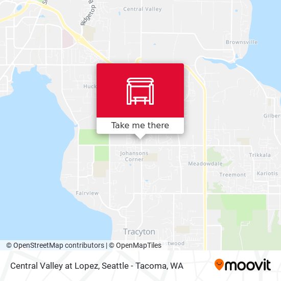Central Valley at Lopez map