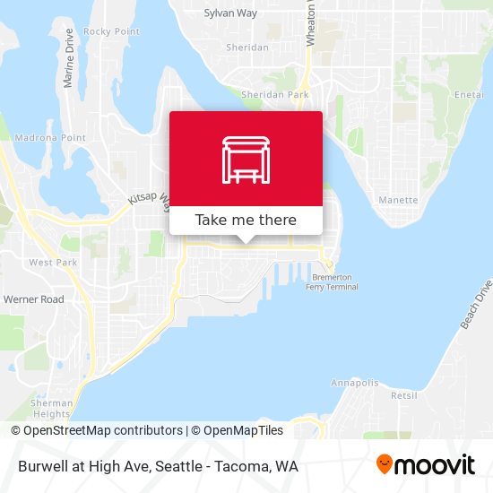 Burwell at High Ave map