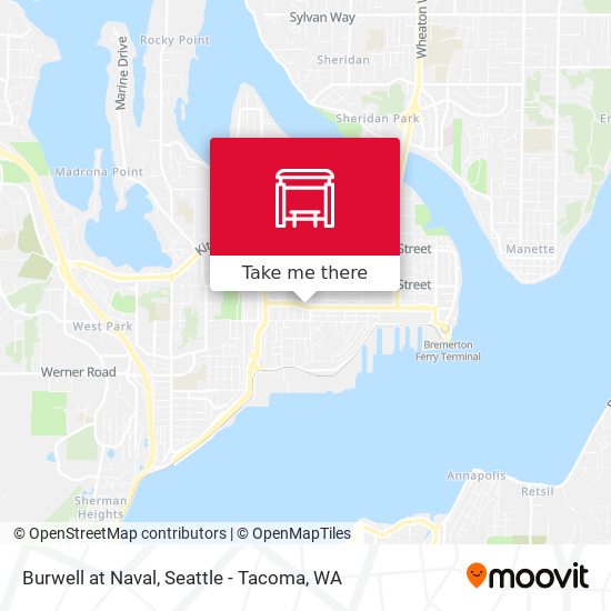 Mapa de Burwell at Naval