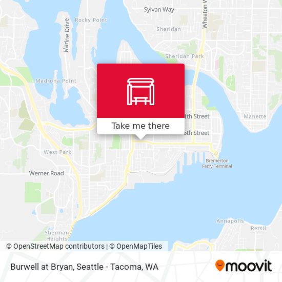 Burwell at Bryan map