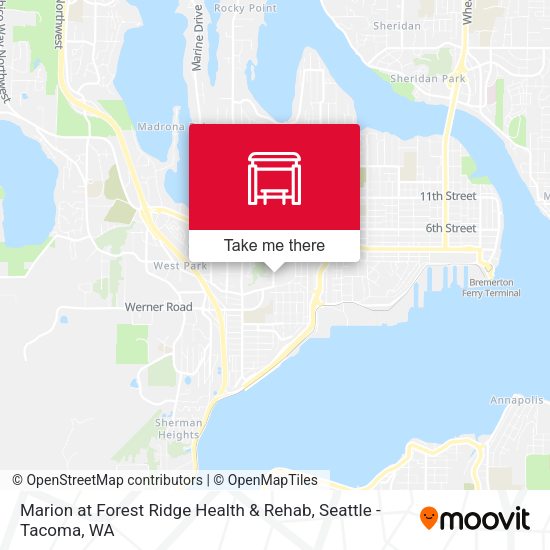Marion at Forest Ridge Health & Rehab map