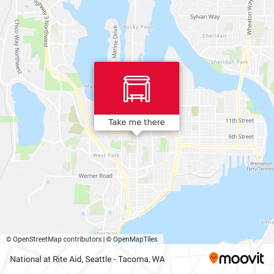 Mapa de National at Rite Aid