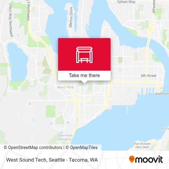 West Sound Tech map