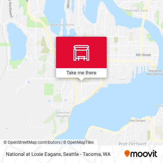 City Of Tacoma Dart Map How To Get To National At Loxie Eagans (West Hills) In Navy Yard City By  Bus Or Ferry?