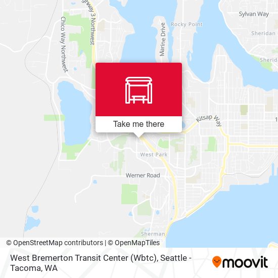 Mapa de West Bremerton Transit Ctr.